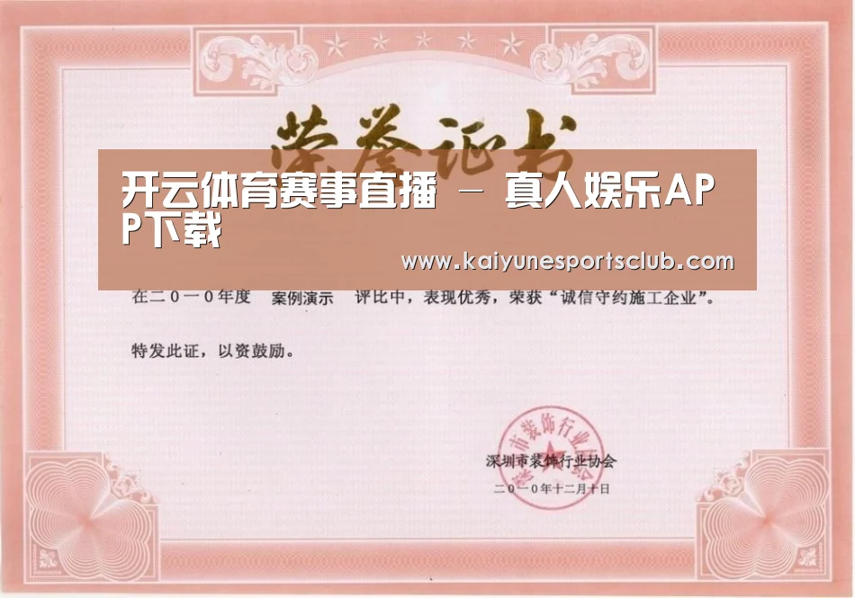 荣誉证书一